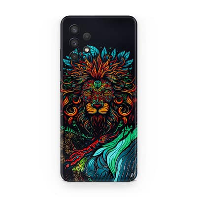 Galaxy A32 Fierce Lion 3D Skin WrapitSkin