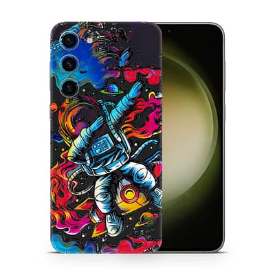 Galaxy S23 Trippy Astronaut 3D Skin WrapitSkin