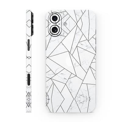 iPhone 16 Marble Grid 3D Skin WrapitSkin