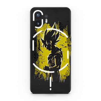 Nothing Phone 2 Goku Spirit 3D Skin WrapitSkin