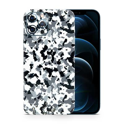 iPhone 12 Pro Max Snow Camo 3D Skin WrapitSkin