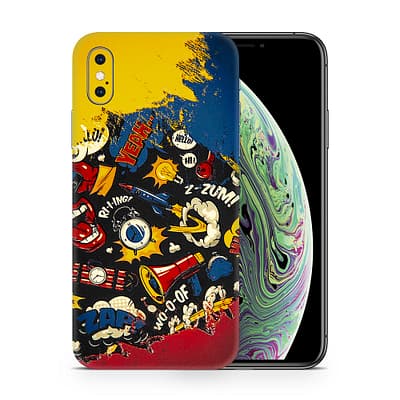 iPhone XS Pop Art 3D Skin WrapitSkin