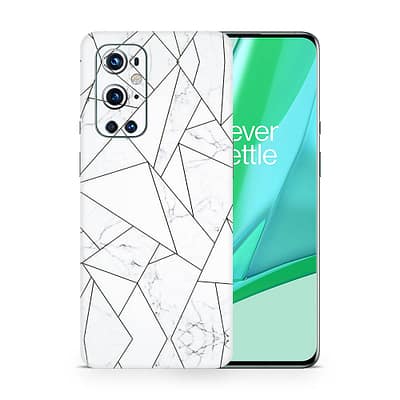 OnePlus 9 Pro Marble Grid 3D Skin WrapitSkin