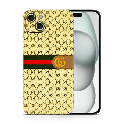 iPhone 15 Plus Guccio Gucci 3D Skin WrapitSkin