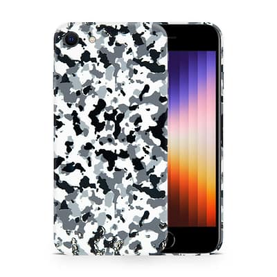 iPhone SE 2020 Snow Camo 3D Skin WrapitSkin