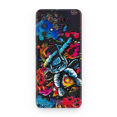 Galaxy A32 Trippy Astronaut 3D Skin WrapitSkin
