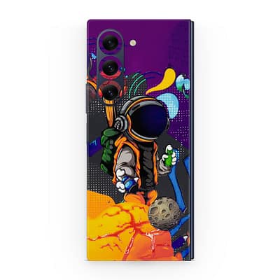 Galaxy Z Fold 6 Space Doodler 3D Skin WrapitSkin