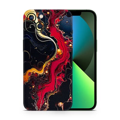 iPhone 13 Mini Volcanic Vibe 3D Skin WrapitSkin