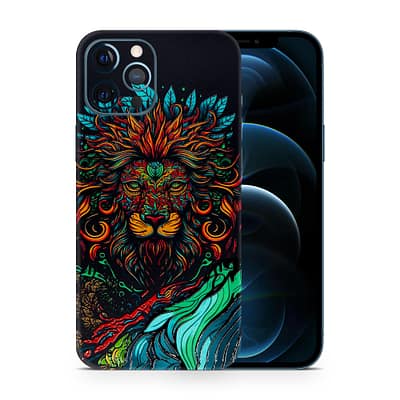 iPhone 12 Pro Max Fierce Lion 3D Skin WrapitSkin