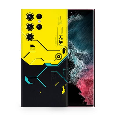 Galaxy S22 Ultra Cyberpunk City 3D Skin WrapitSkin