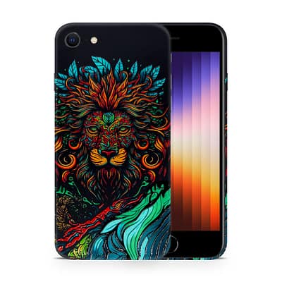 iPhone SE 2020 Fierce Lion 3D Skin WrapitSkin