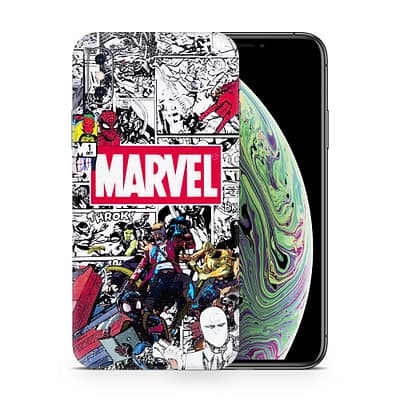 iPhone XS Marvel Universe 3D Skin WrapitSkin