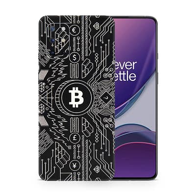 OnePlus 8T Bitcoin 3D Skin WrapitSkin