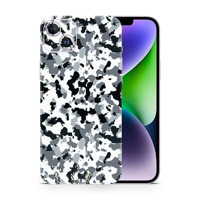 iPhone 14 Snow Camo 3D Skin WrapitSkin