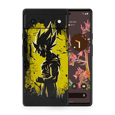 Pixel 6 Goku Spirit 3D Skin WrapitSkin