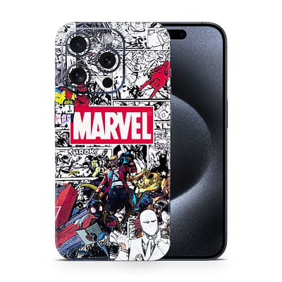 iPhone 15 Pro Marvel Universe 3D Skin WrapitSkin
