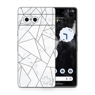 Pixel 7 Marble Grid 3D Skin WrapitSkin