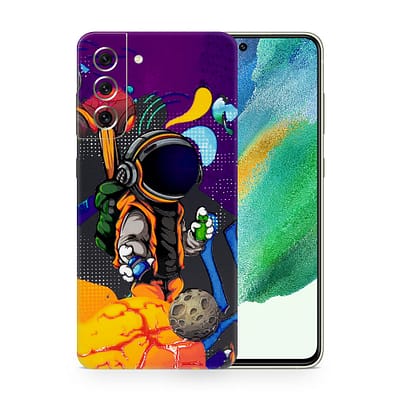 Galaxy S21 FE Space Doodler 3D Skin WrapitSkin