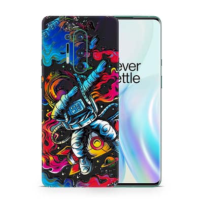 OnePlus 8 Pro Trippy Astronaut 3D Skin WrapitSkin