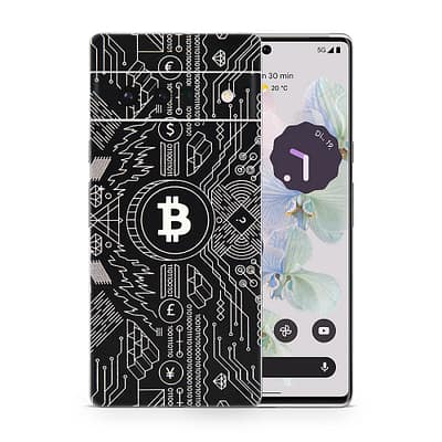 Pixel 6 Pro Bitcoin 3D Skin WrapitSkin