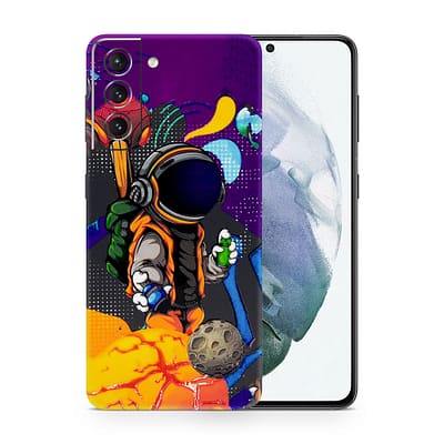 Galaxy S21 Space Doodler 3D Skin WrapitSkin