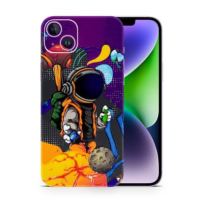 iPhone 14 Space Doodler 3D Skin WrapitSkin