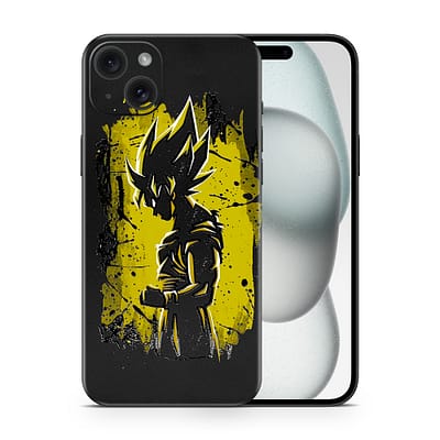 iPhone 15 Plus Goku Spirit 3D Skin WrapitSkin