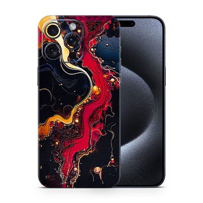iPhone 15 Pro Max Volcanic Vibe 3D Skin WrapitSkin