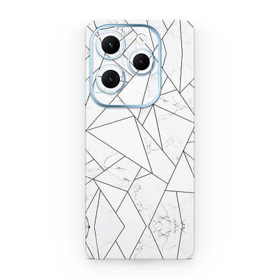 Infinix Hot 40 Marble Grid 3D Skin WrapitSkin