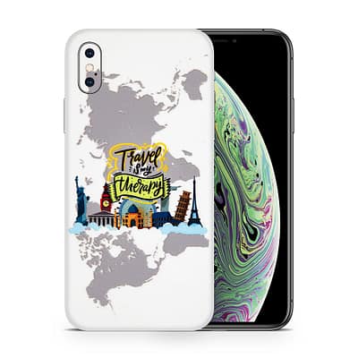 iPhone XS Nomad Life 3D Skin WrapitSkin