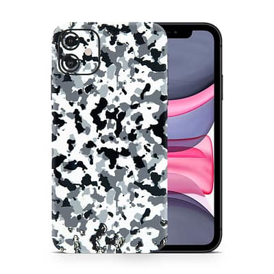 iPhone 11 Snow Camo 3D Skin WrapitSkin