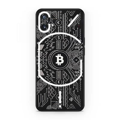 Nothing Phone 1 Bitcoin 3D Skin WrapitSkin