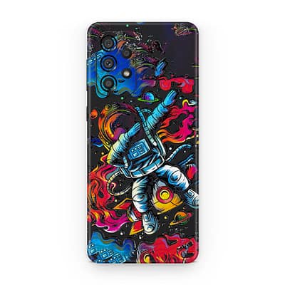Galaxy A73 5G Trippy Astronaut 3D Skin WrapitSkin