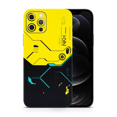 iPhone 12 Pro Cyberpunk City 3D Skin WrapitSkin