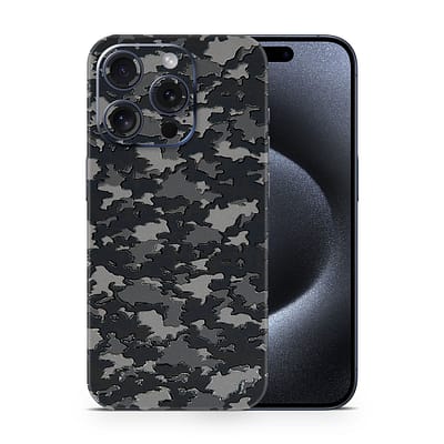 iPhone 15 Pro Military Camo 3D Skin WrapitSkin