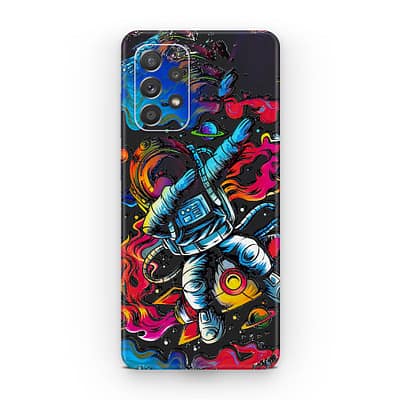 Galaxy A72 Trippy Astronaut 3D Skin WrapitSkin