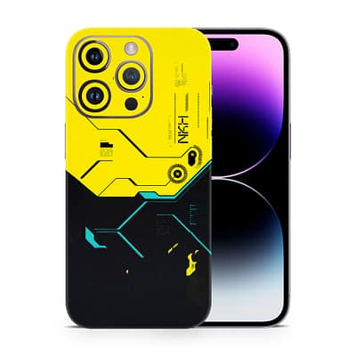 iPhone 14 Pro Max Cyberpunk City 3D Skin WrapitSkin