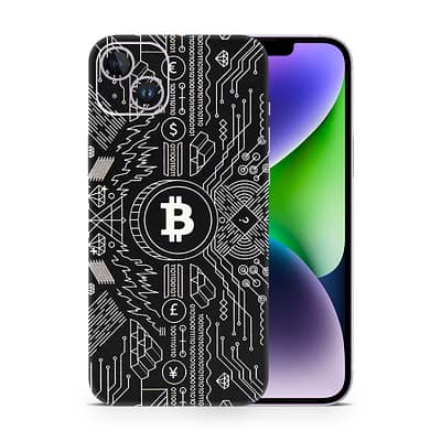 iPhone 14 Bitcoin 3D Skin WrapitSkin