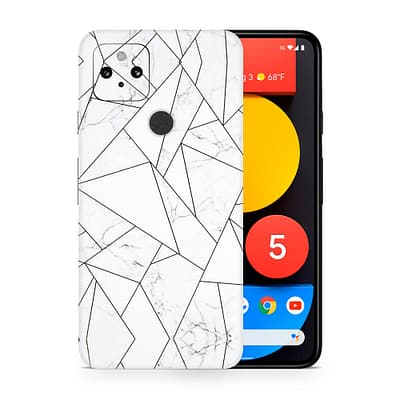 Pixel 5 Marble Grid 3D Skin WrapitSkin