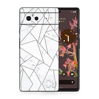Pixel 6 Marble Grid 3D Skin WrapitSkin