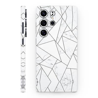 Galaxy S25 Ultra Marble Grid 3D Skin WrapitSkin