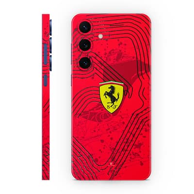 Galaxy S25 Plus Ferrari's Blaze 3D Skin WrapitSkin