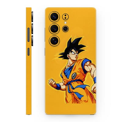 Galaxy S25 Ultra Goku Yellow 3D Skin WrapitSkin