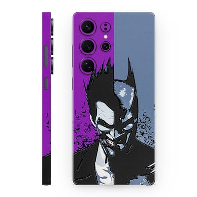 Galaxy S25 Ultra Batman Vs Joker 3D Skin WrapitSkin