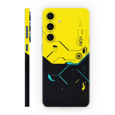Galaxy S25 Plus Cyberpunk City 3D Skin WrapitSkin