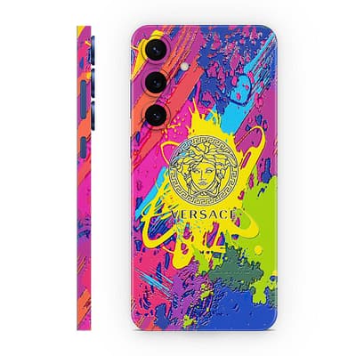 Galaxy S25 Plus Versace Colorful 3D Skin WrapitSkin