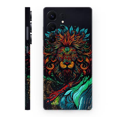 Galaxy S25 Ultra Fierce Lion 3D Skin WrapitSkin
