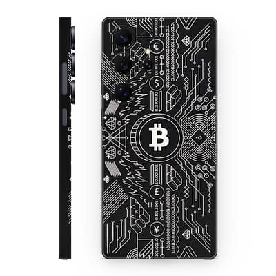 Galaxy S25 Ultra Bitcoin 3D Skin WrapitSkin