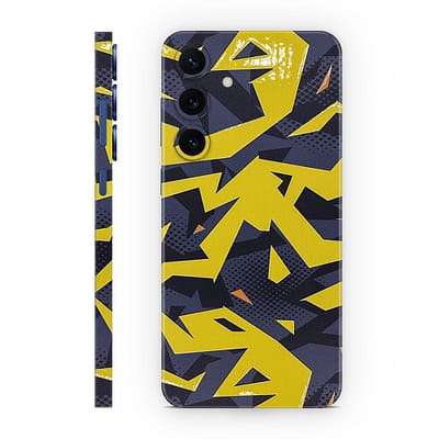 Galaxy S25 Plus Abstract Yellow 3D Skin WrapitSkin