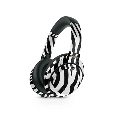 Sony WH-1000XM4 Black and white Skin WrapitSkin